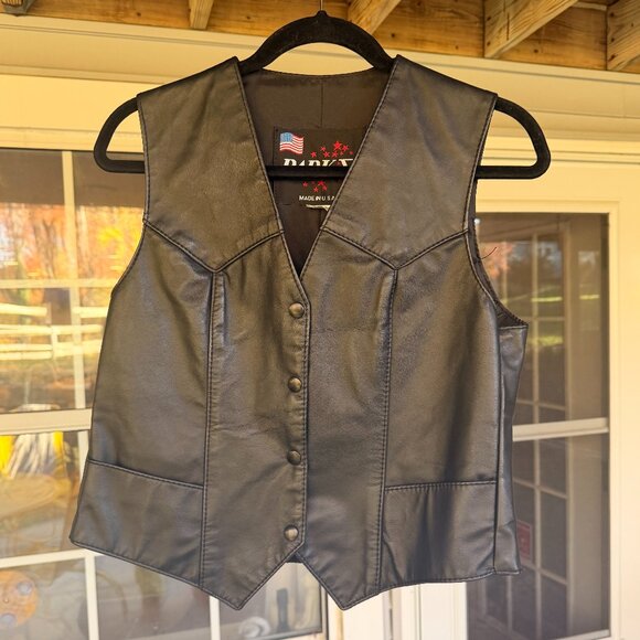 Vintage 100% Men’s Leather Vest